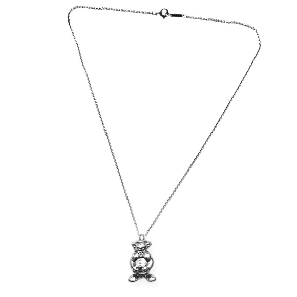 TIFFANY & CO Clown Pendant Sterling Silver .925 RARE Necklace EUC - Picture 7 of 11